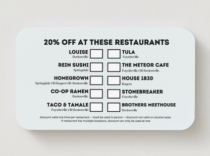 Daily Dine Card